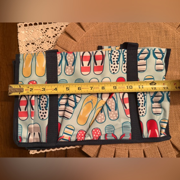 Thirty-One Flip-Flop Print Tote Bag-new - Picture 3 of 4